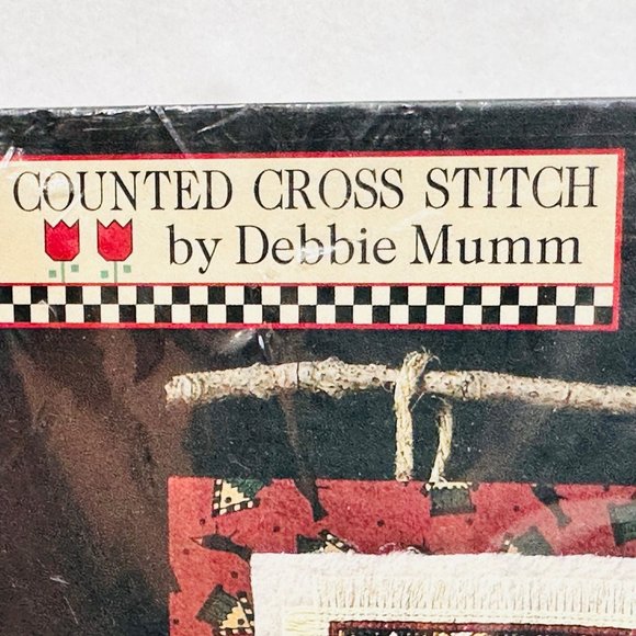 Vintage Dimensions Debbie Mumm "Backyard Birdhouses" Cross Stitch Kit (1995) - Picture 5 of 7